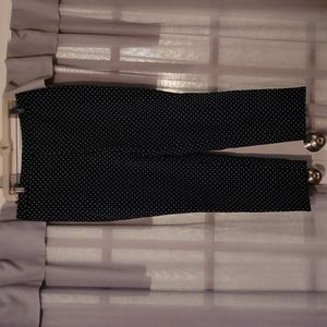 Women's Mizrahi 14 & 16 pant Black/White Polka Dot or bundle with 2/$25 item.